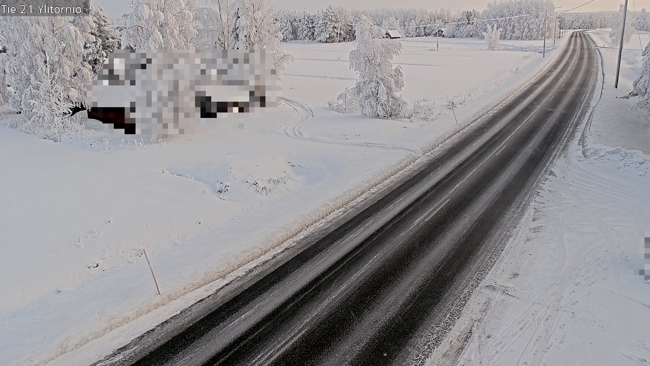 Weather Camera Image Road 21 Ylitornio, Tornio, Lappi