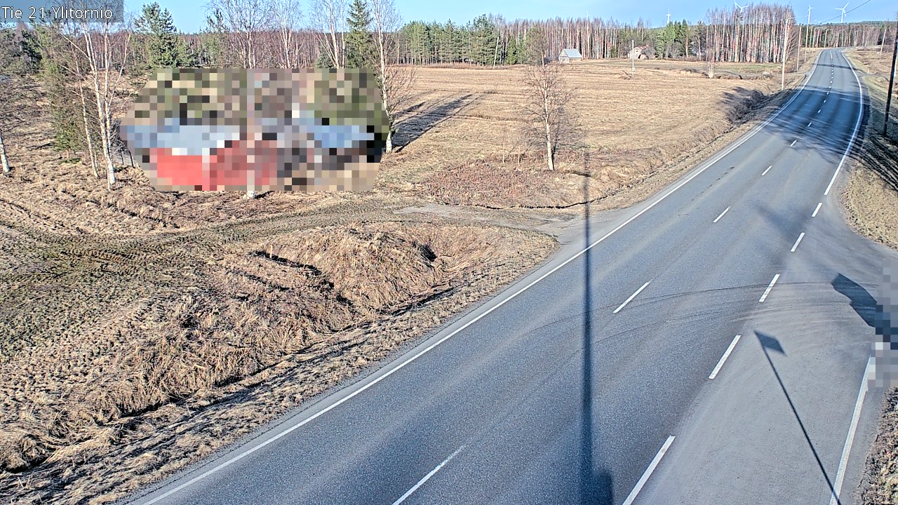 Weather Camera Image Väg 21 Övertorneå, Tornio, Lappi