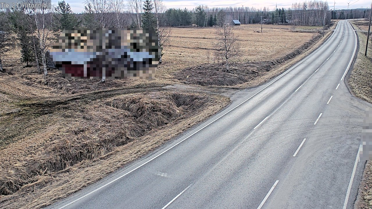 Weather Camera Image Väg 21 Övertorneå, Tornio, Lappi