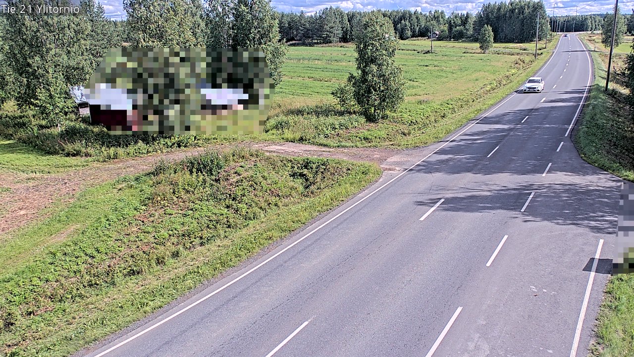 Weather Camera Image Väg 21 Övertorneå, Tornio, Lappi