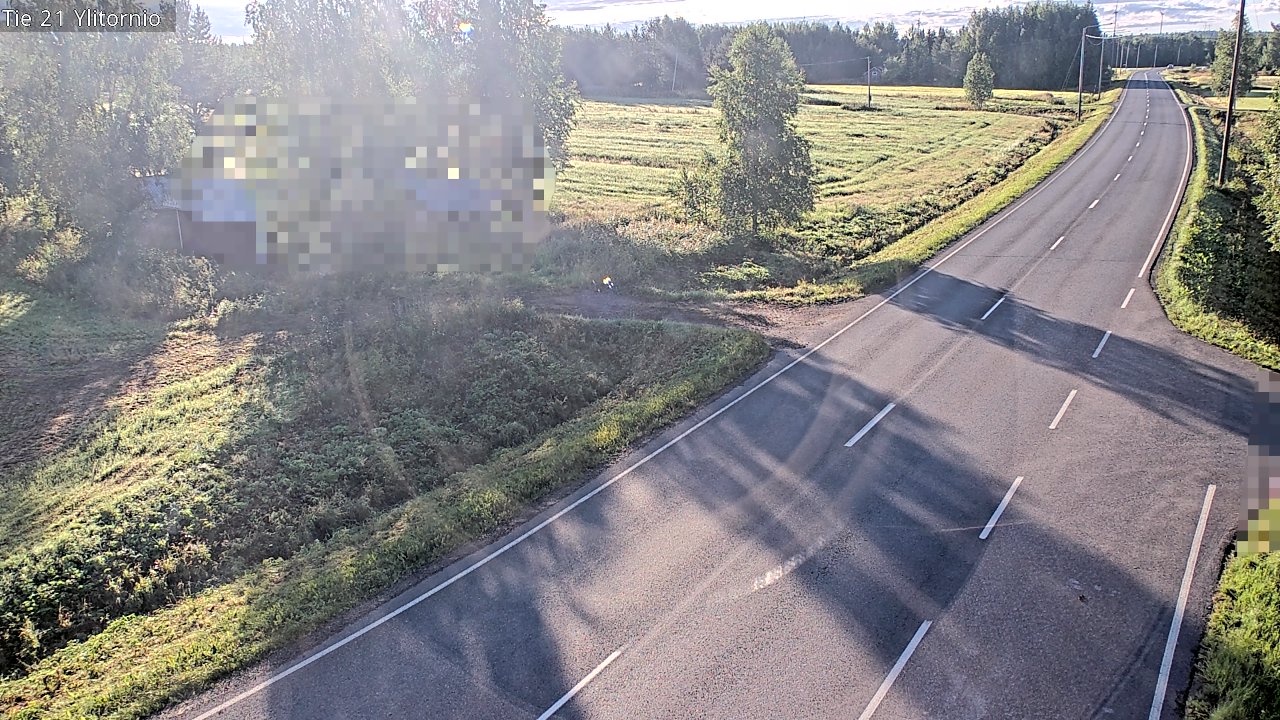 Weather Camera Image Road 21 Ylitornio, Tornio, Lappi