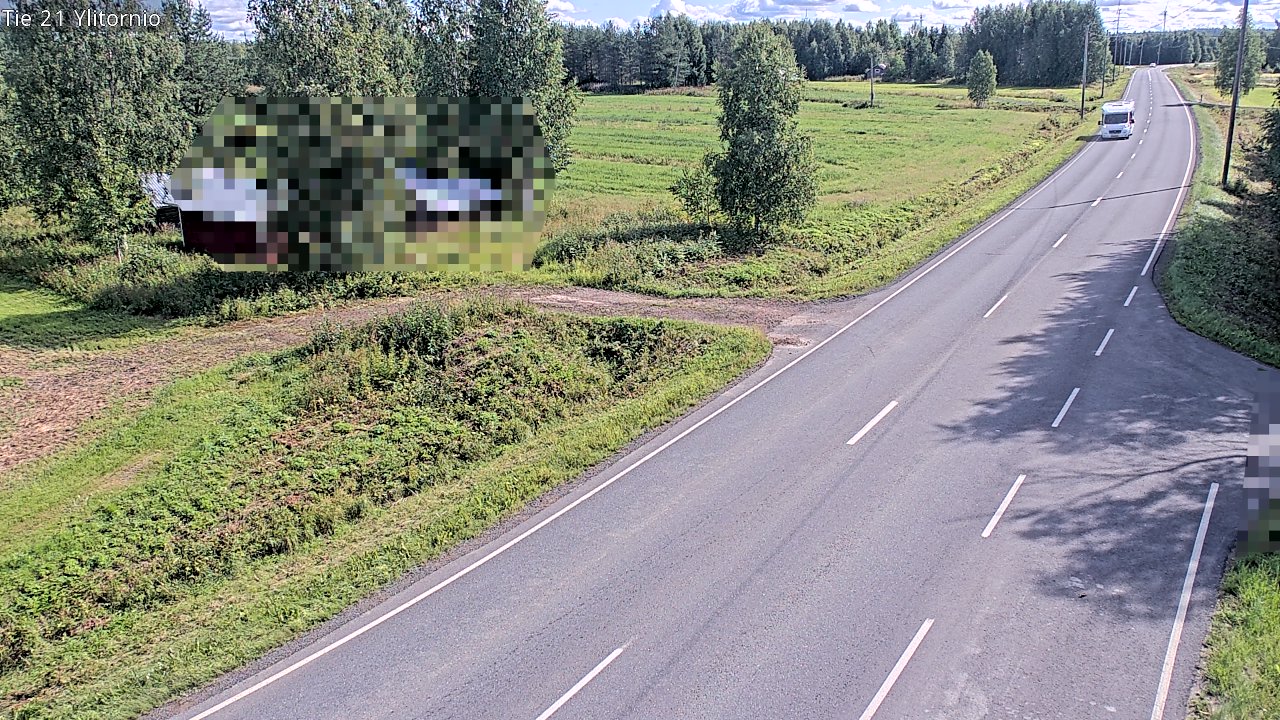 Weather Camera Image Väg 21 Övertorneå, Tornio, Lappi