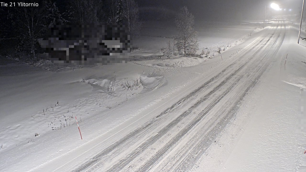 Weather Camera Image Väg 21 Övertorneå, Tornio, Lappi