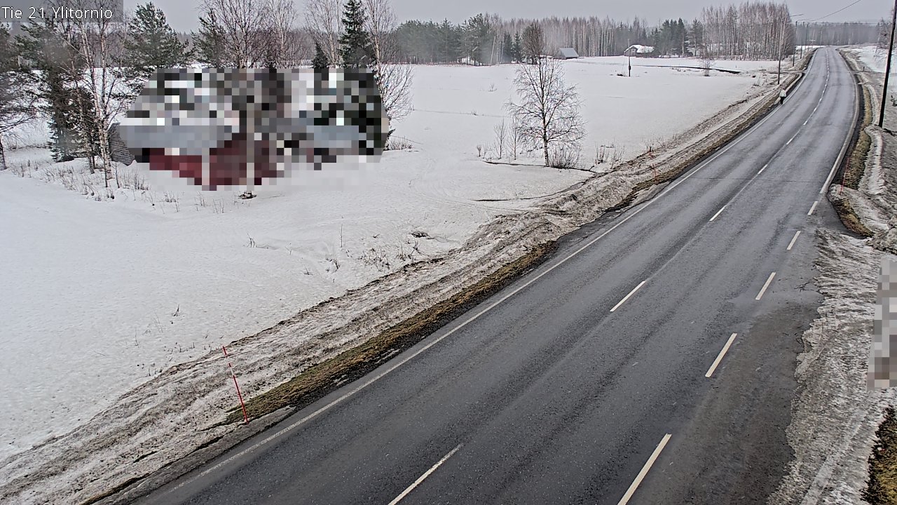 Weather Camera Image Road 21 Ylitornio, Tornio, Lappi