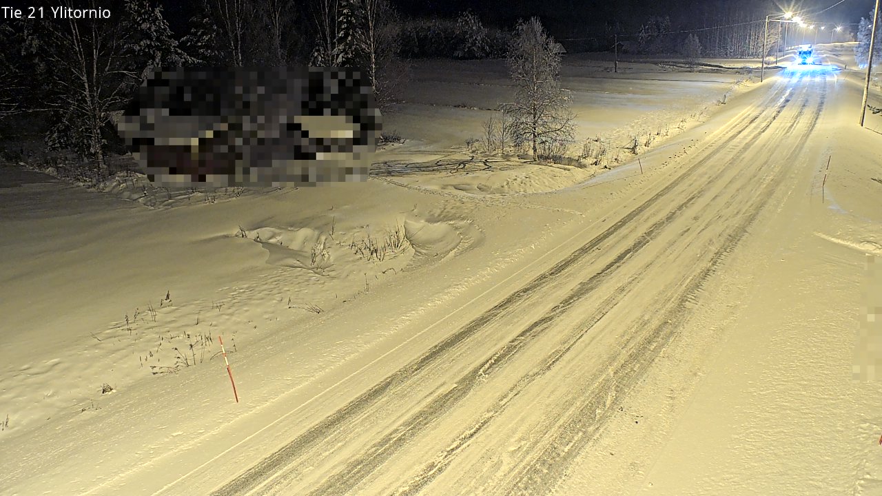 Weather Camera Image Väg 21 Övertorneå, Tornio, Lappi