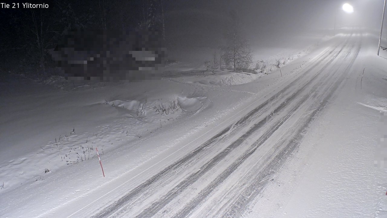 Weather Camera Image Väg 21 Övertorneå, Tornio, Lappi