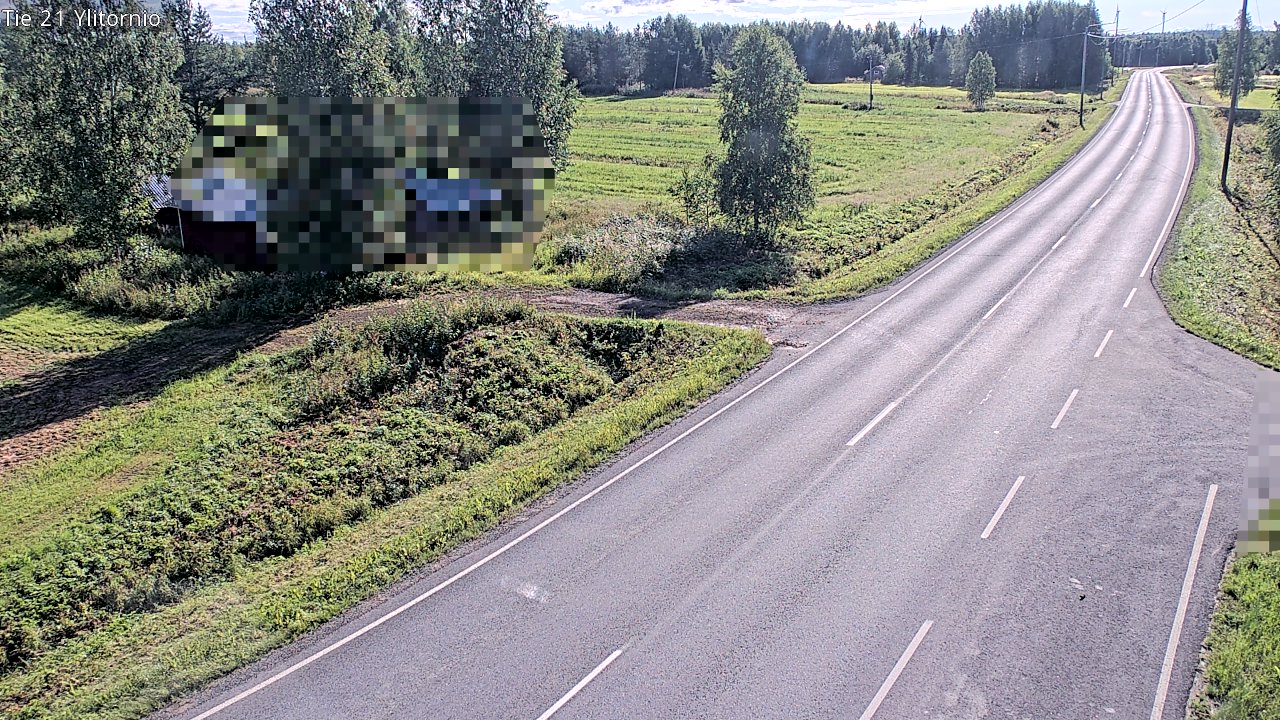 Weather Camera Image Väg 21 Övertorneå, Tornio, Lappi