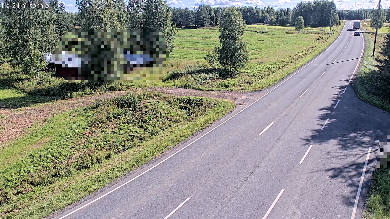 Weather Camera Image Väg 21 Övertorneå, Tornio, Lappi