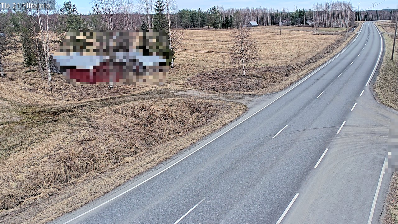 Weather Camera Image Väg 21 Övertorneå, Tornio, Lappi