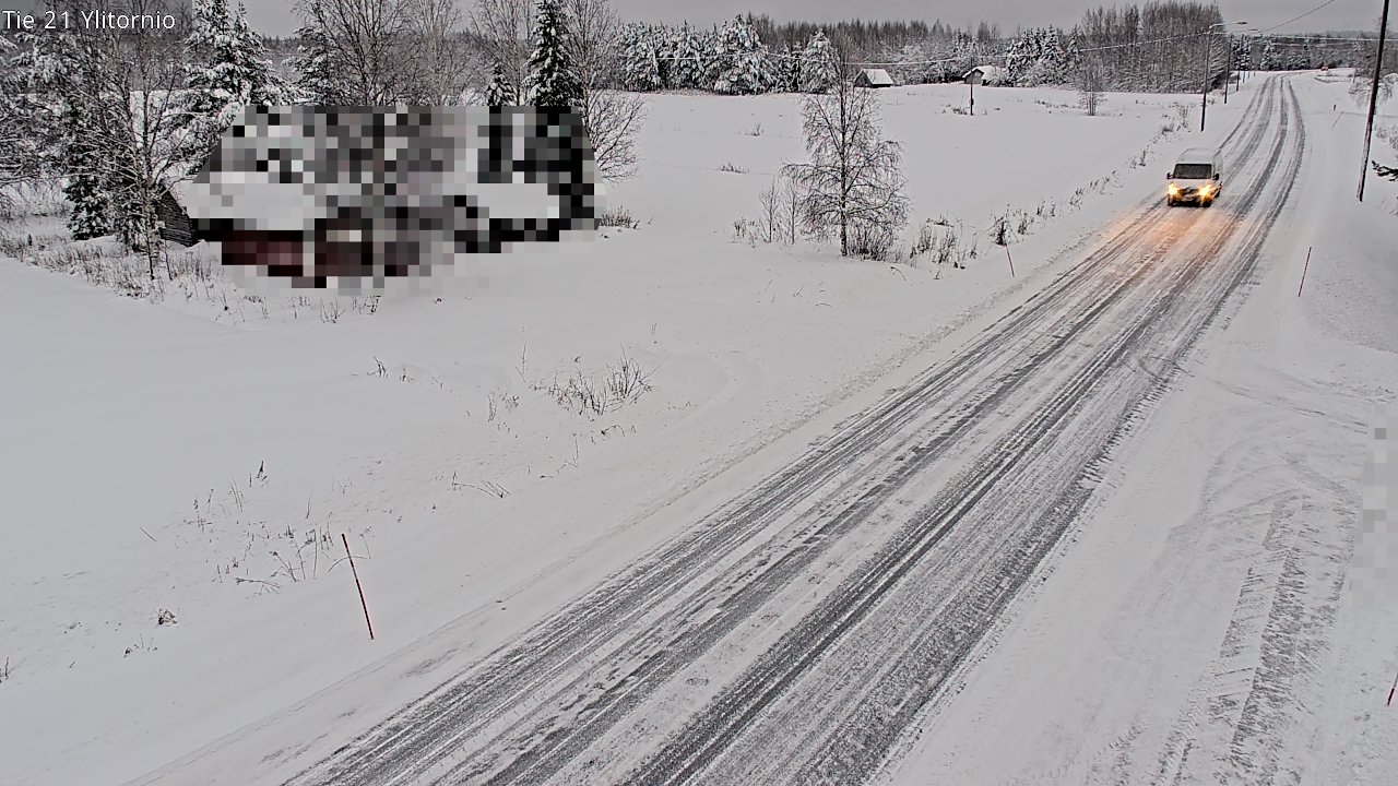 Weather Camera Image Väg 21 Övertorneå, Tornio, Lappi