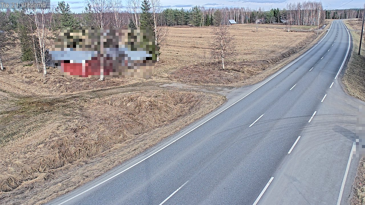 Weather Camera Image Väg 21 Övertorneå, Tornio, Lappi