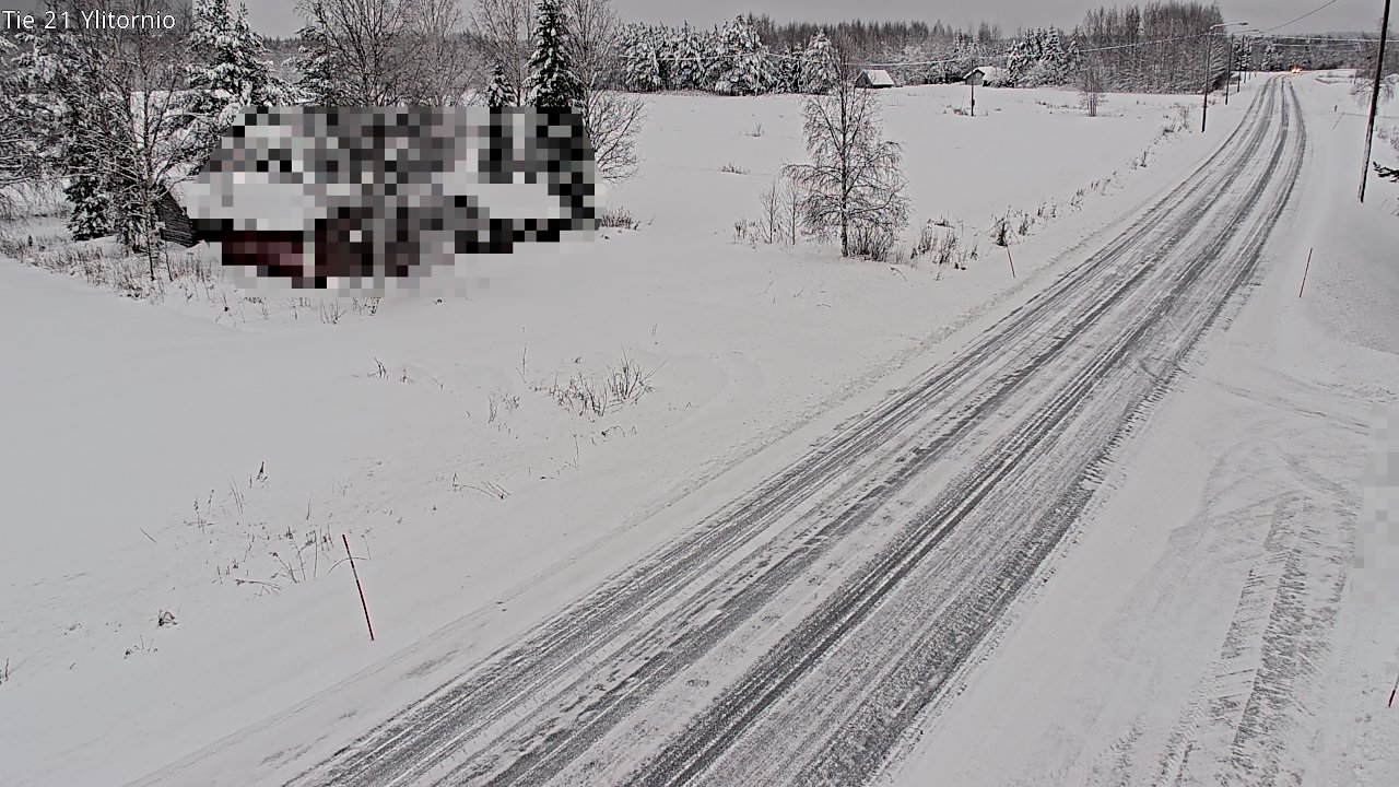 Weather Camera Image Väg 21 Övertorneå, Tornio, Lappi
