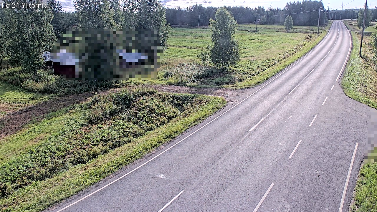 Weather Camera Image Väg 21 Övertorneå, Tornio, Lappi