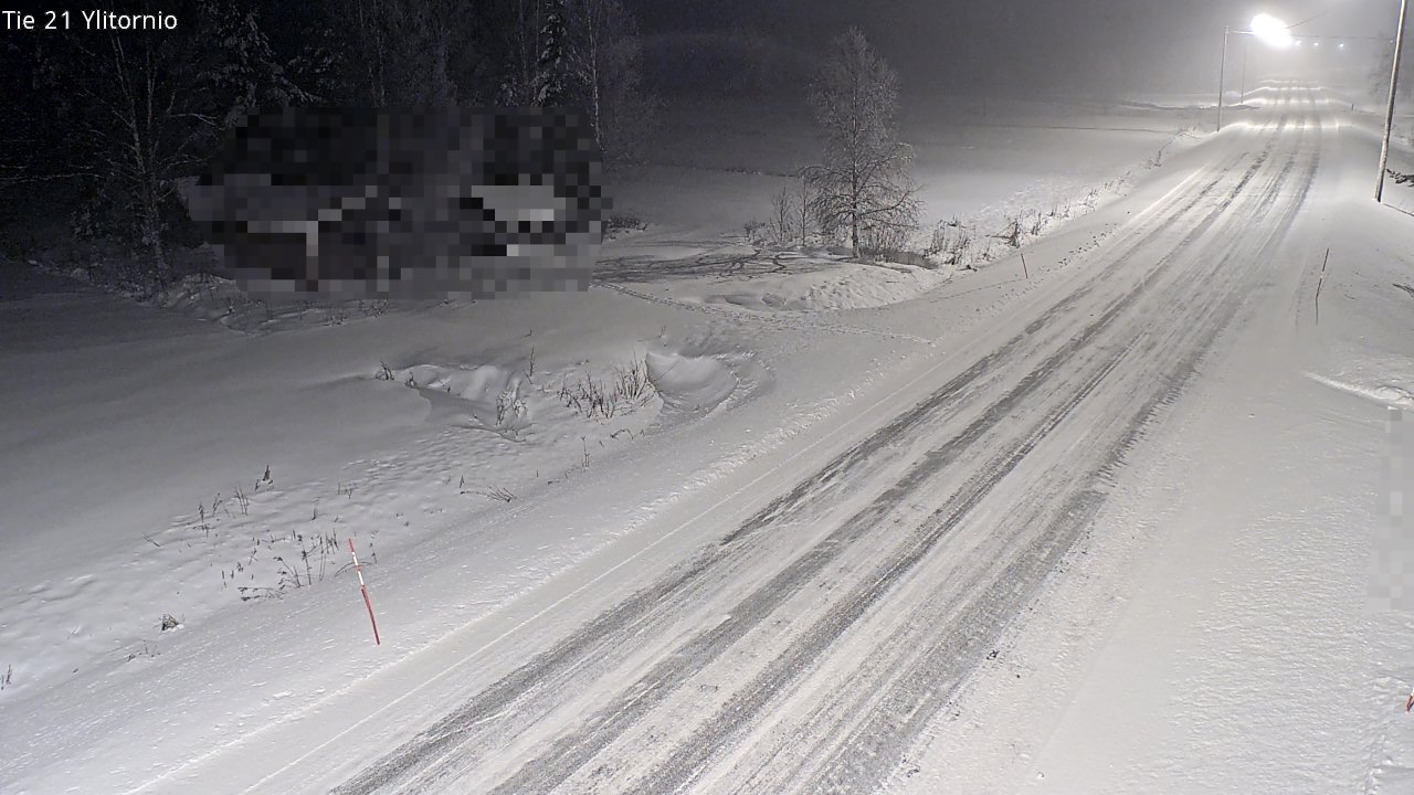 Weather Camera Image Väg 21 Övertorneå, Tornio, Lappi
