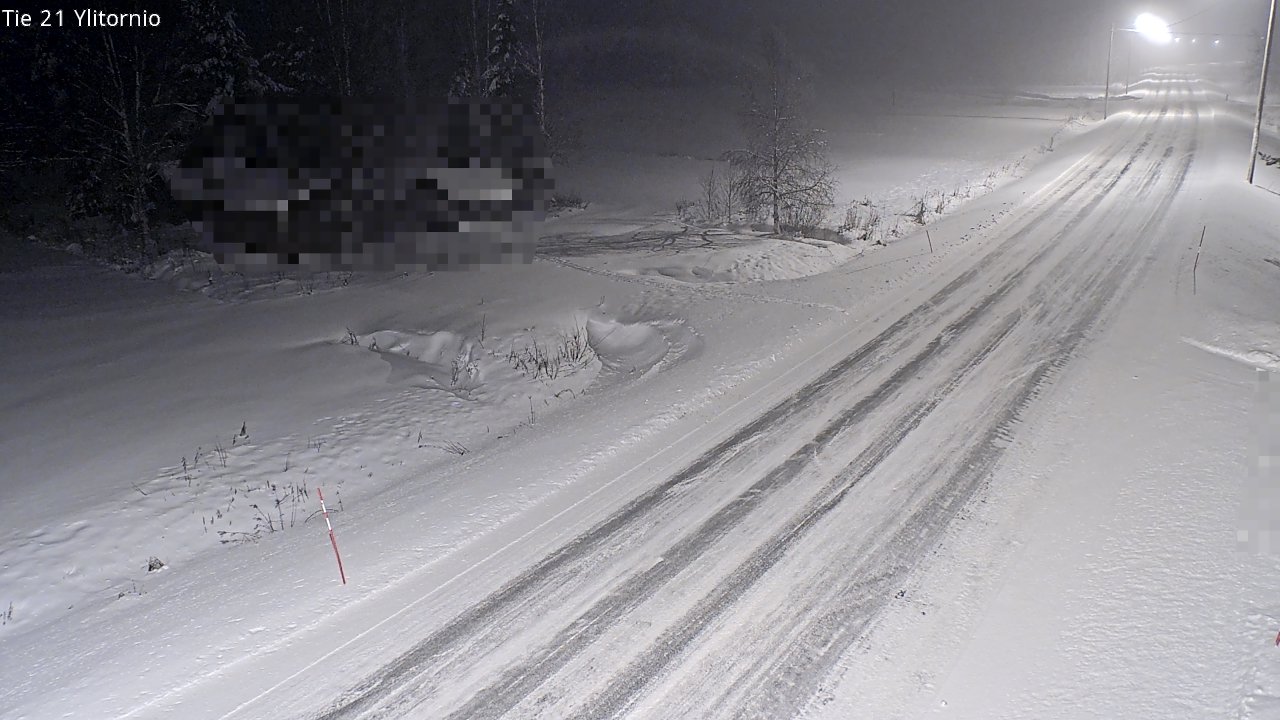 Weather Camera Image Väg 21 Övertorneå, Tornio, Lappi