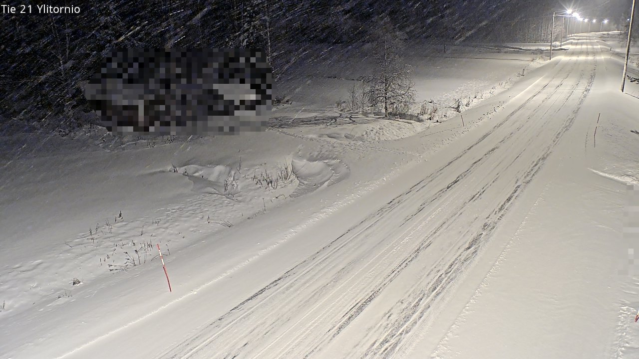 Weather Camera Image Väg 21 Övertorneå, Tornio, Lappi