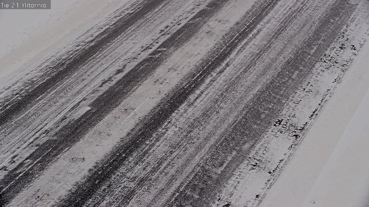 Weather Camera Image Väg 21 Övertorneå, Tornio, Lappi