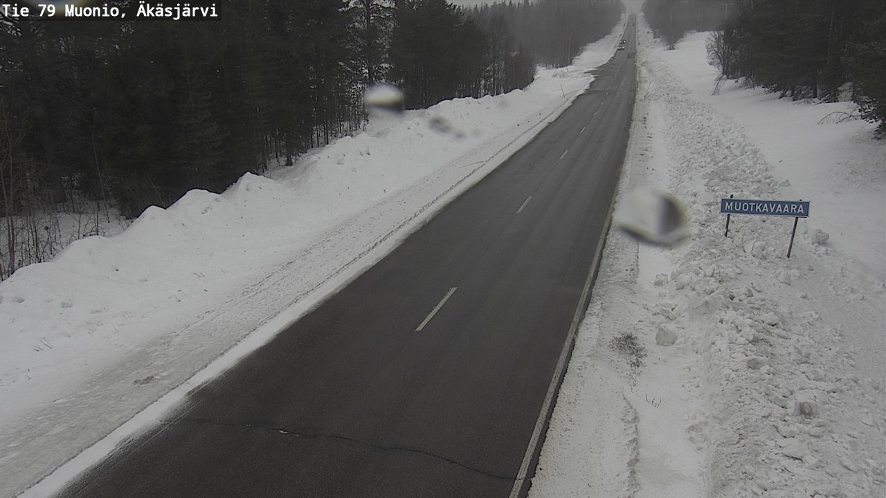 Weather Camera Image Väg 79 Muonio, Äkäsjärvi, Muonio, Lappi