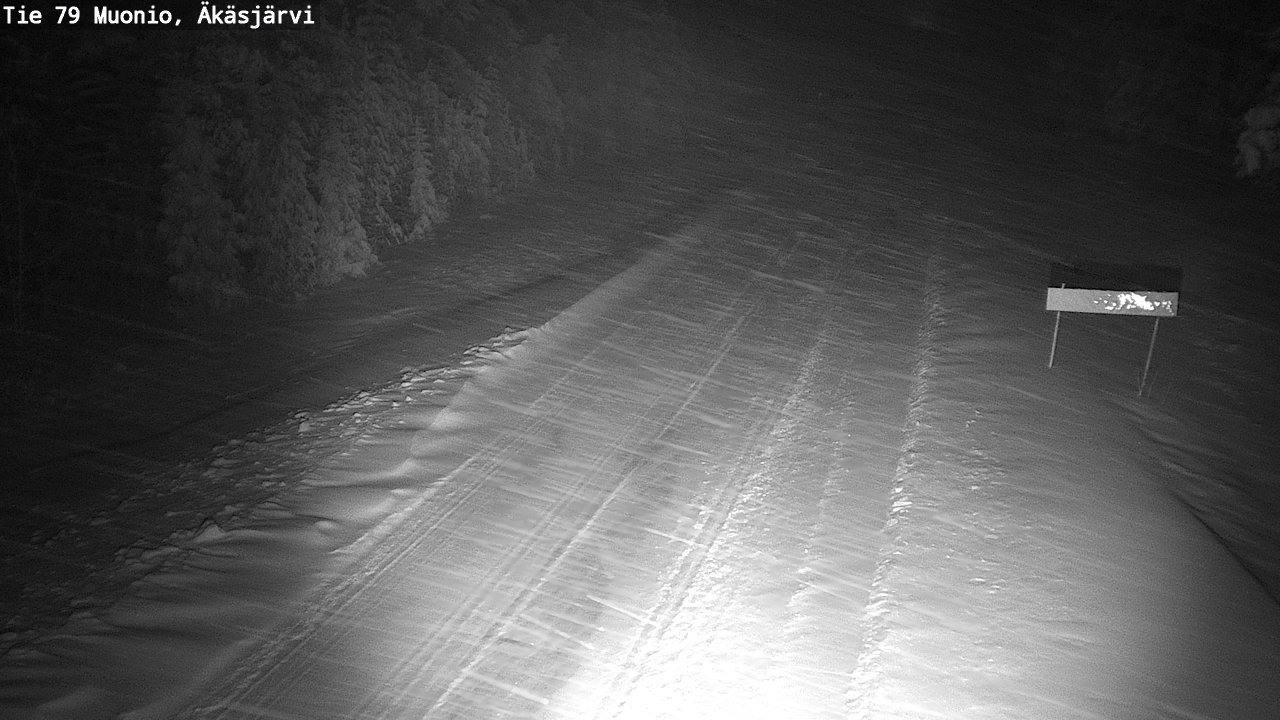 Weather Camera Image Väg 79 Muonio, Äkäsjärvi, Muonio, Lappi