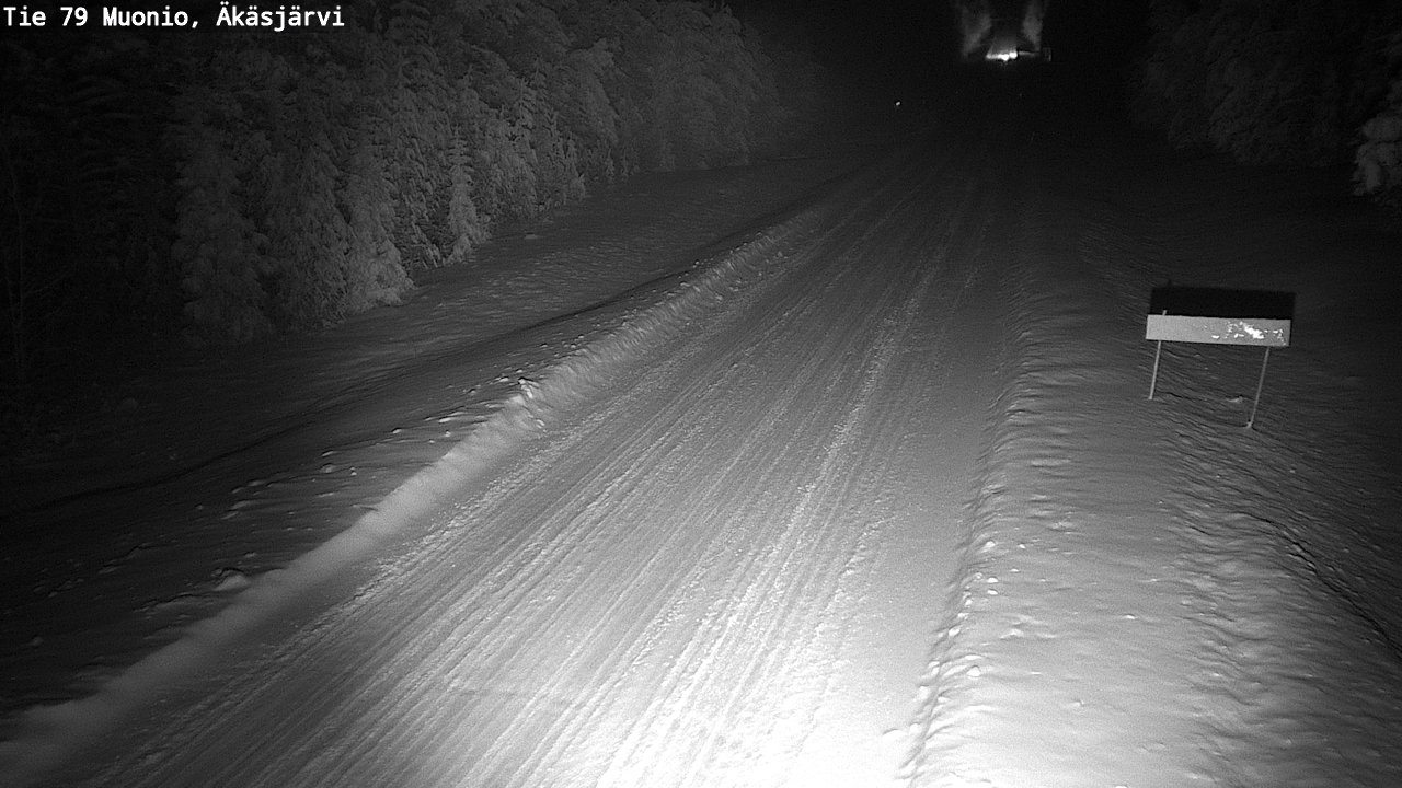 Weather Camera Image Väg 79 Muonio, Äkäsjärvi, Muonio, Lappi