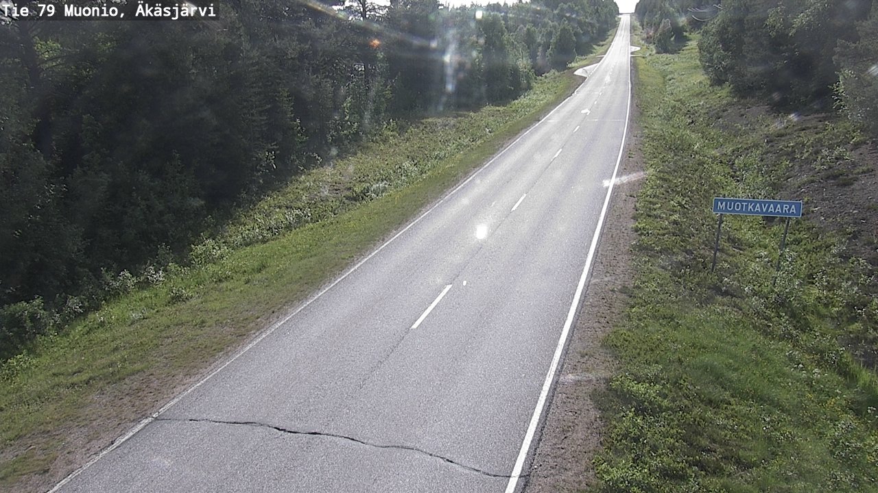 Kelikamerat Kuva Tie 79 Muonio, Äkäsjärvi, Muonio, Lappi