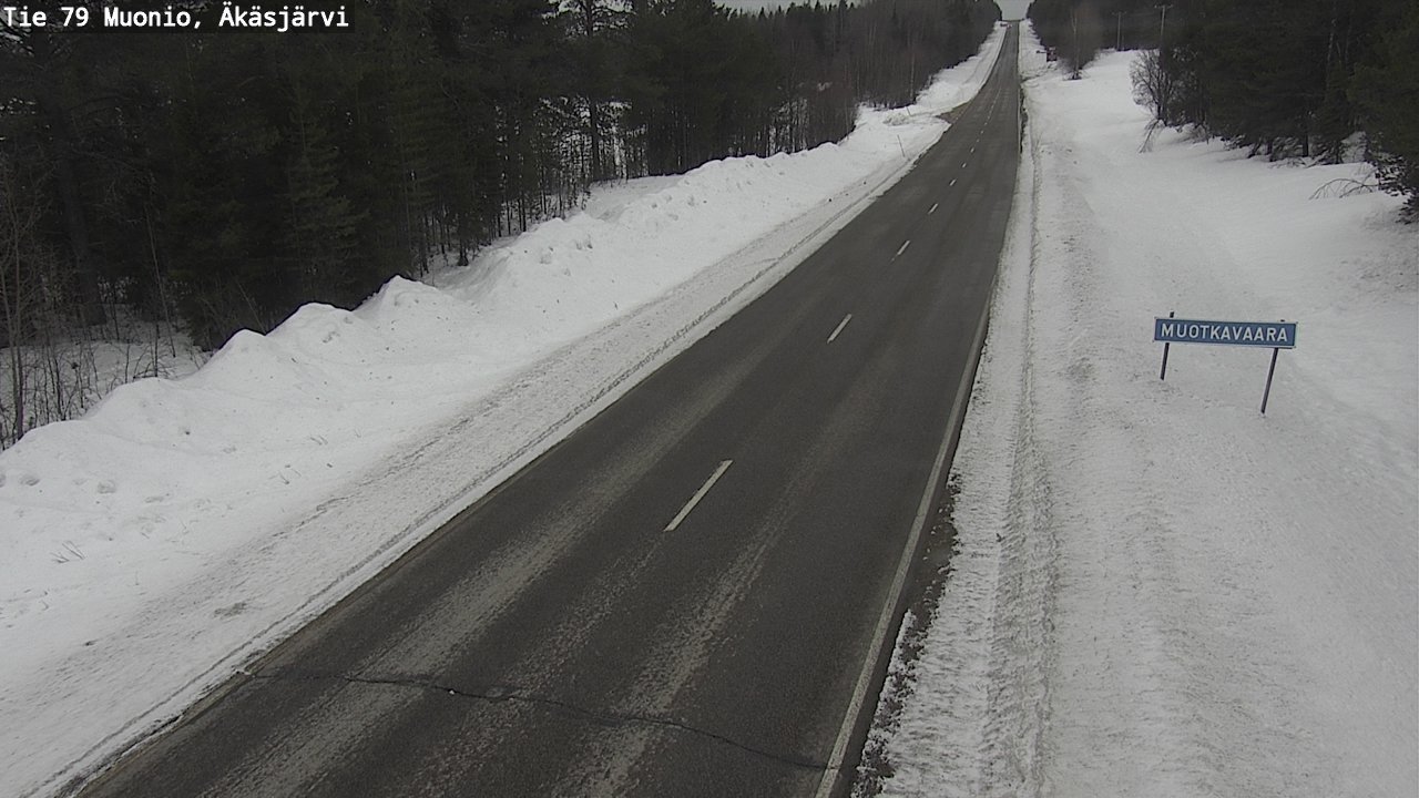 Kelikamerat Kuva Tie 79 Muonio, Äkäsjärvi, Muonio, Lappi