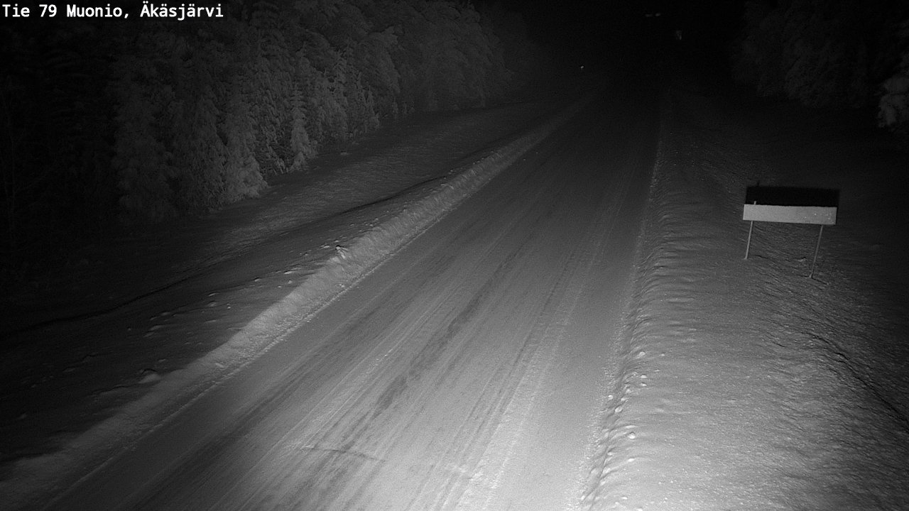 Weather Camera Image Väg 79 Muonio, Äkäsjärvi, Muonio, Lappi