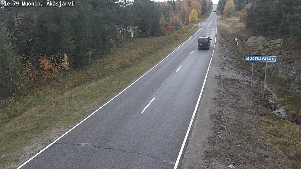 Weather Camera Image Väg 79 Muonio, Äkäsjärvi, Muonio, Lappi