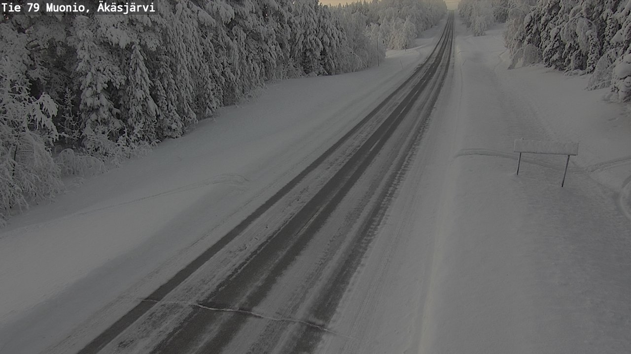 Kelikamerat Kuva Tie 79 Muonio, Äkäsjärvi, Muonio, Lappi