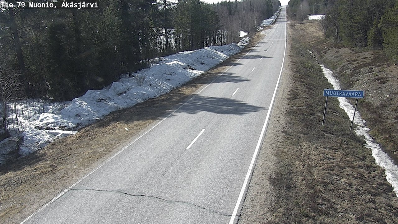 Kelikamerat Kuva Tie 79 Muonio, Äkäsjärvi, Muonio, Lappi