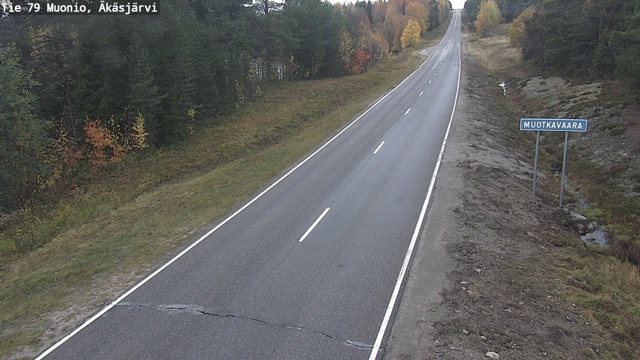 Weather Camera Image Väg 79 Muonio, Äkäsjärvi, Muonio, Lappi