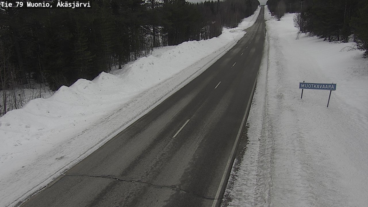 Kelikamerat Kuva Tie 79 Muonio, Äkäsjärvi, Muonio, Lappi