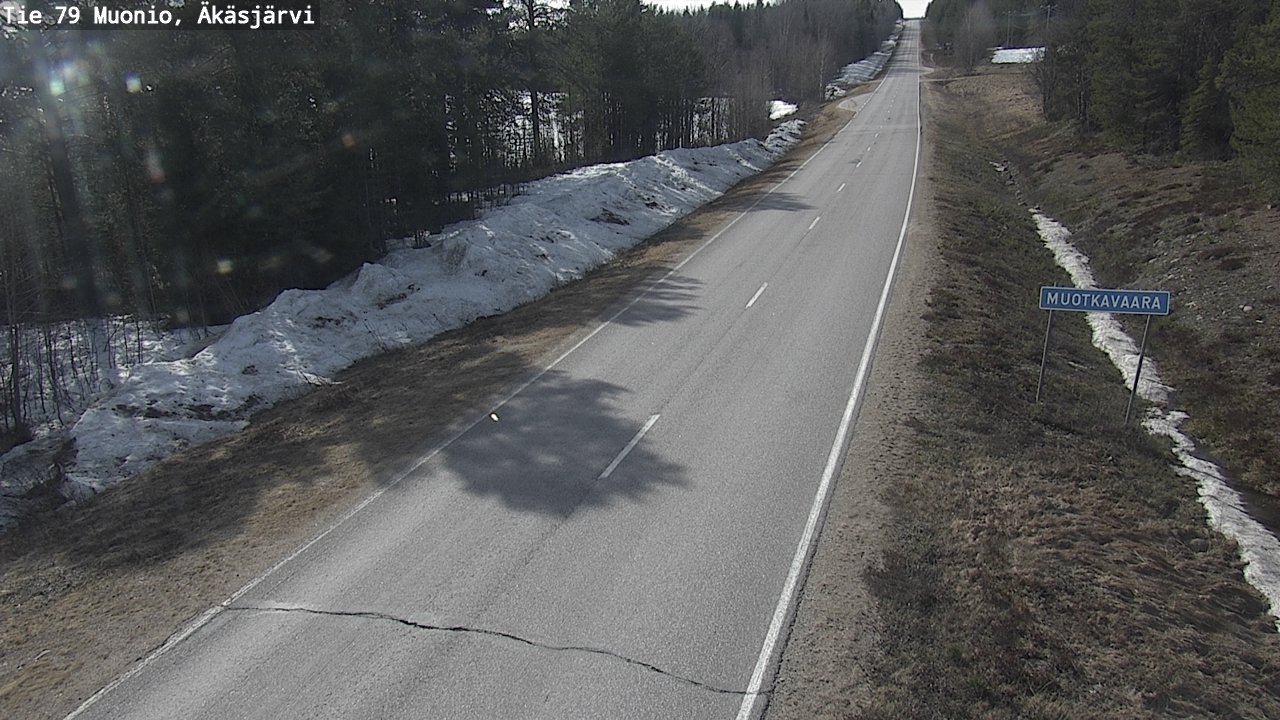 Kelikamerat Kuva Tie 79 Muonio, Äkäsjärvi, Muonio, Lappi