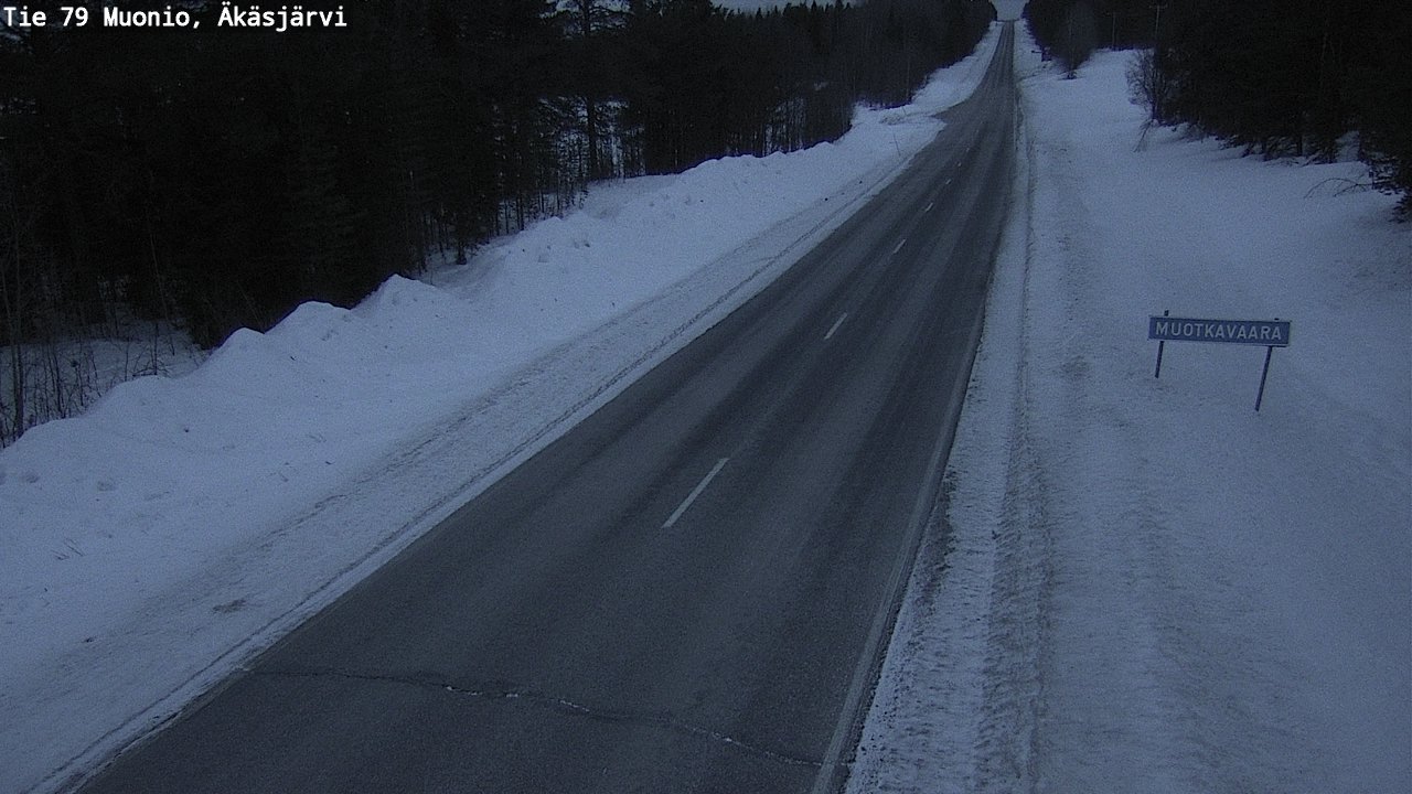Kelikamerat Kuva Tie 79 Muonio, Äkäsjärvi, Muonio, Lappi