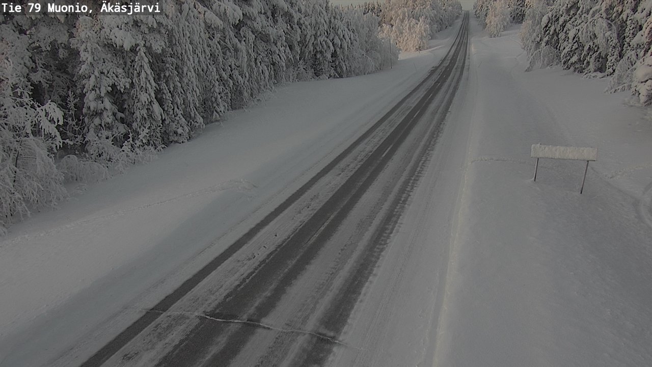 Kelikamerat Kuva Tie 79 Muonio, Äkäsjärvi, Muonio, Lappi