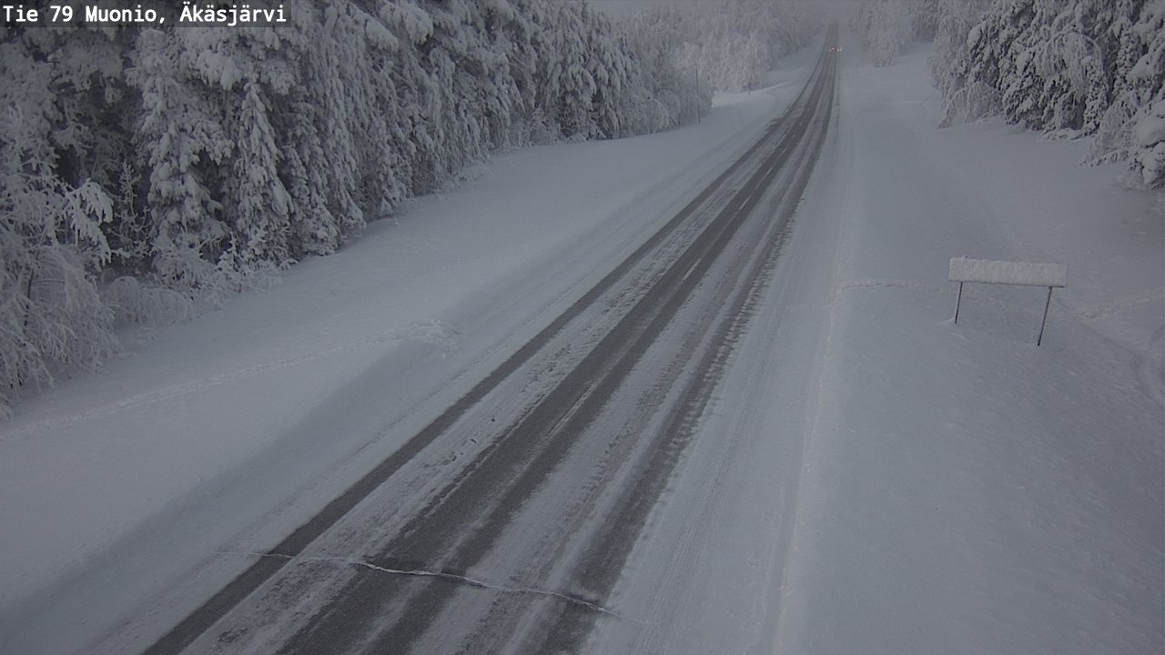 Kelikamerat Kuva Tie 79 Muonio, Äkäsjärvi, Muonio, Lappi