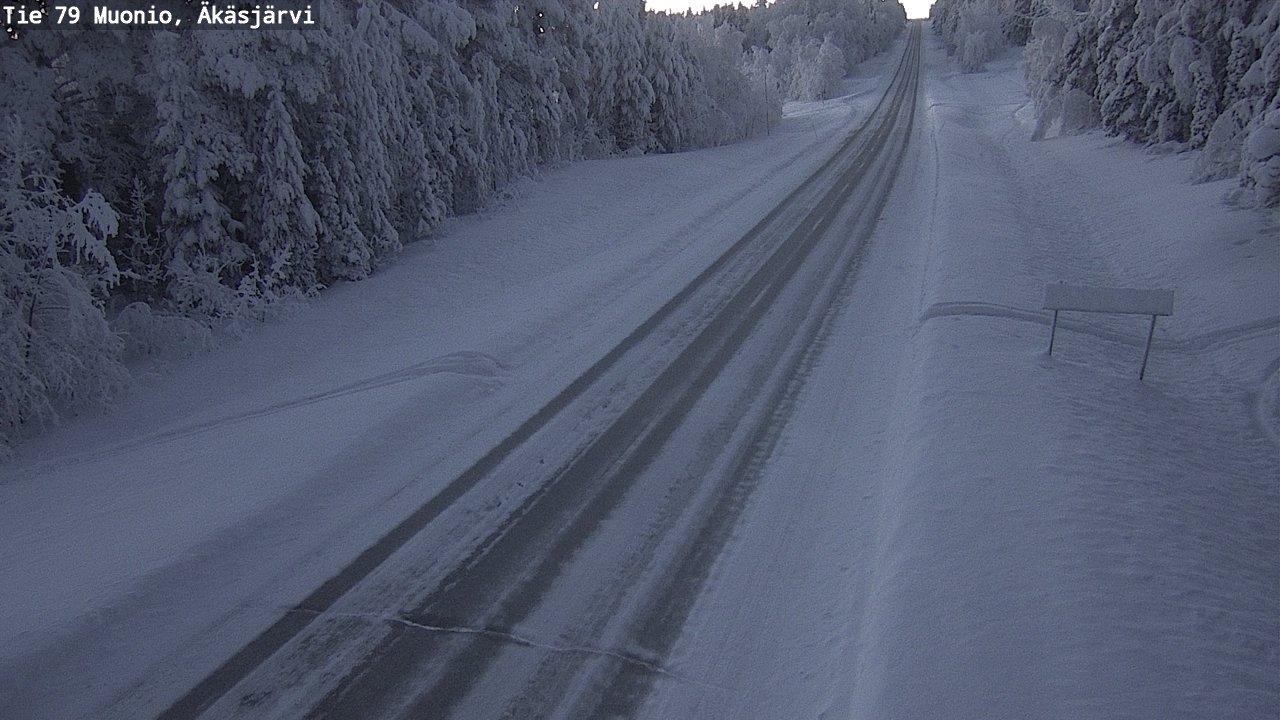 Kelikamerat Kuva Tie 79 Muonio, Äkäsjärvi, Muonio, Lappi