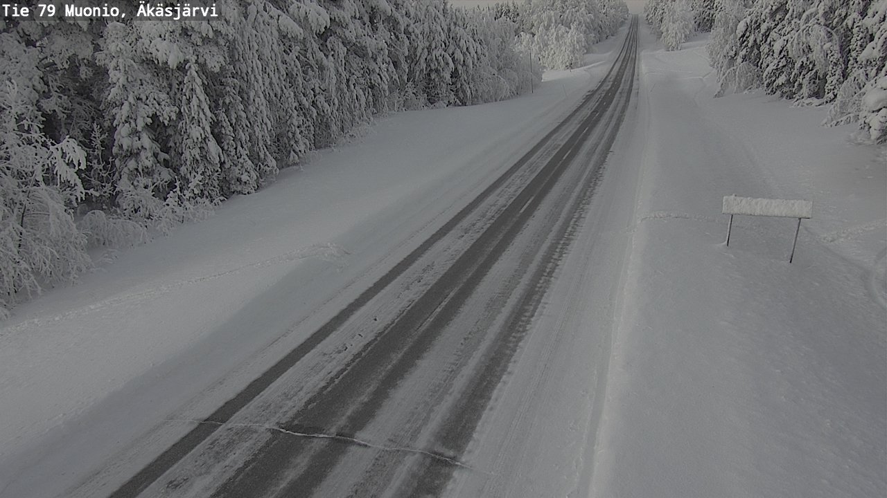 Kelikamerat Kuva Tie 79 Muonio, Äkäsjärvi, Muonio, Lappi