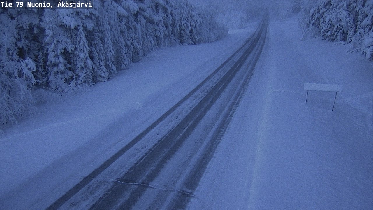 Kelikamerat Kuva Tie 79 Muonio, Äkäsjärvi, Muonio, Lappi