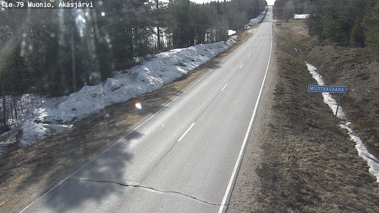 Kelikamerat Kuva Tie 79 Muonio, Äkäsjärvi, Muonio, Lappi