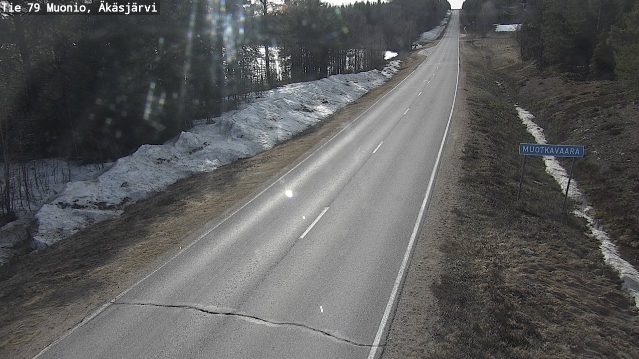 Kelikamerat Kuva Tie 79 Muonio, Äkäsjärvi, Muonio, Lappi