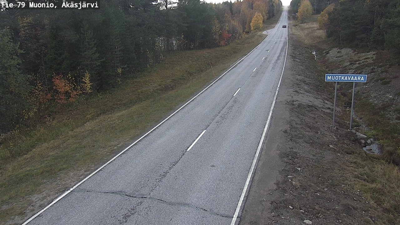 Weather Camera Image Väg 79 Muonio, Äkäsjärvi, Muonio, Lappi