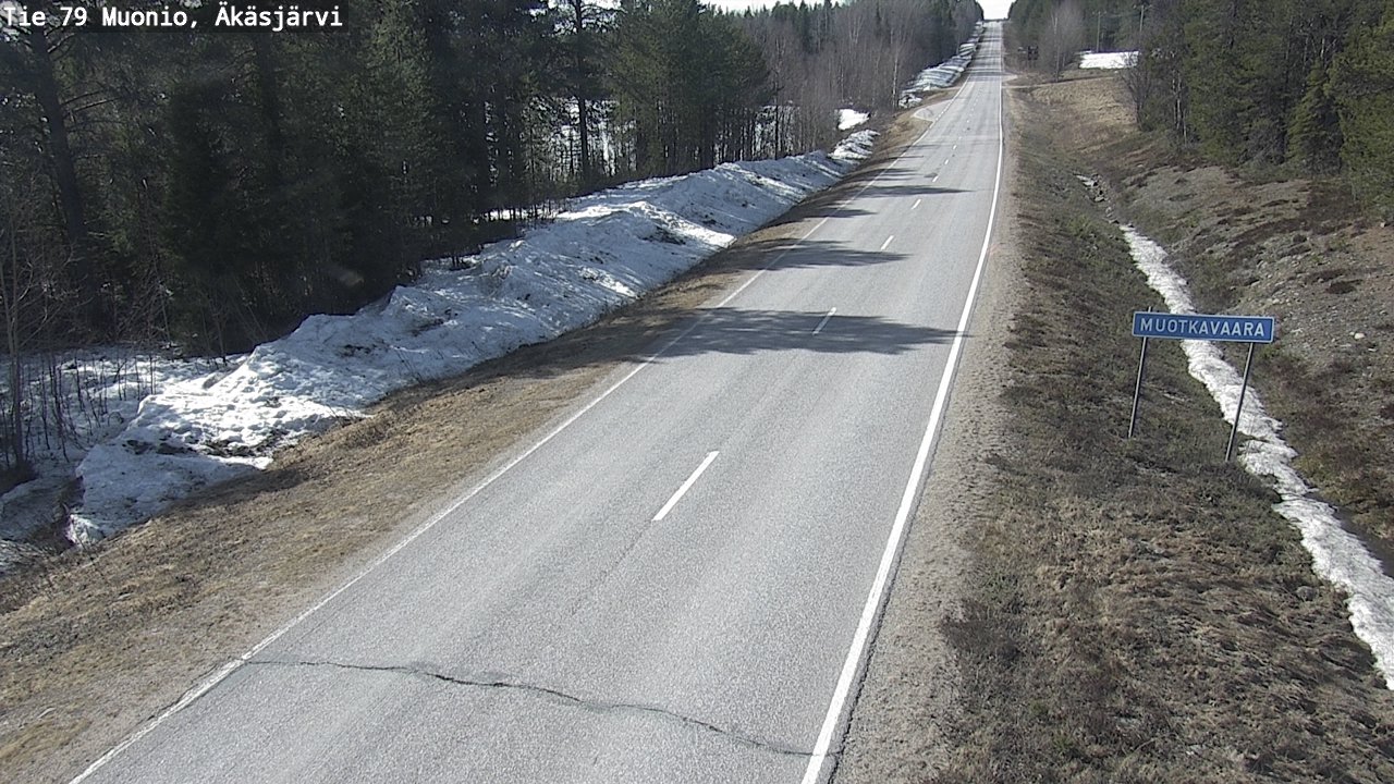 Kelikamerat Kuva Tie 79 Muonio, Äkäsjärvi, Muonio, Lappi