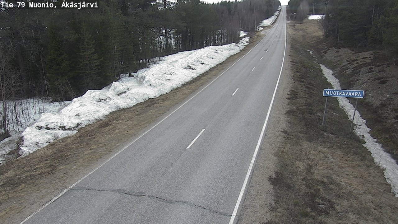 Kelikamerat Kuva Tie 79 Muonio, Äkäsjärvi, Muonio, Lappi