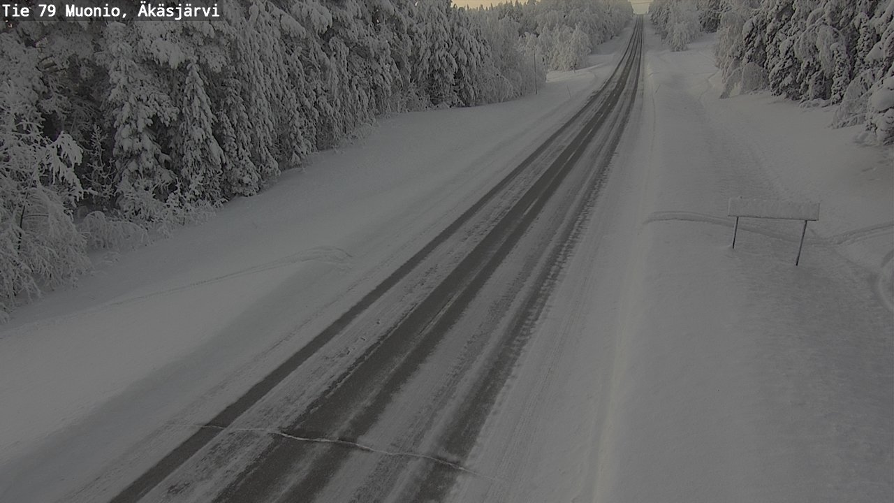 Kelikamerat Kuva Tie 79 Muonio, Äkäsjärvi, Muonio, Lappi