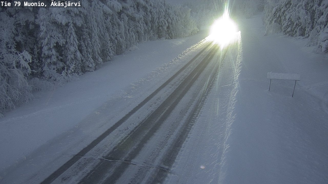 Kelikamerat Kuva Tie 79 Muonio, Äkäsjärvi, Muonio, Lappi