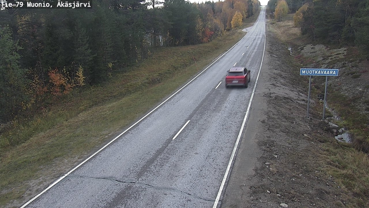 Weather Camera Image Väg 79 Muonio, Äkäsjärvi, Muonio, Lappi