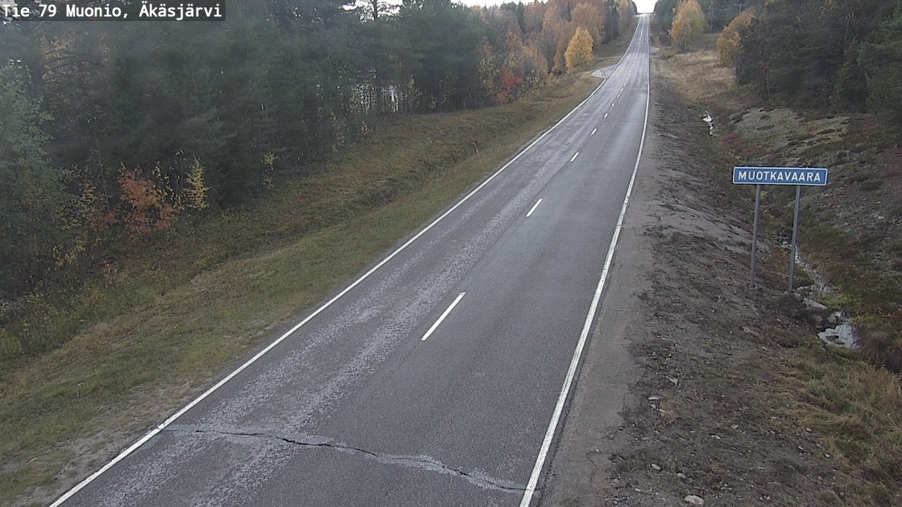 Weather Camera Image Väg 79 Muonio, Äkäsjärvi, Muonio, Lappi