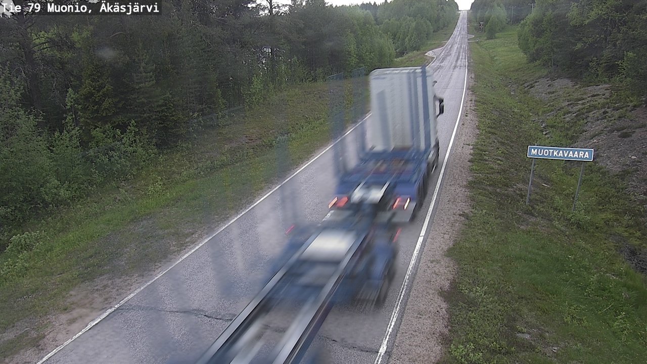 Weather Camera Image Road 79 Muonio, Äkäsjärvi, Muonio, Lappi
