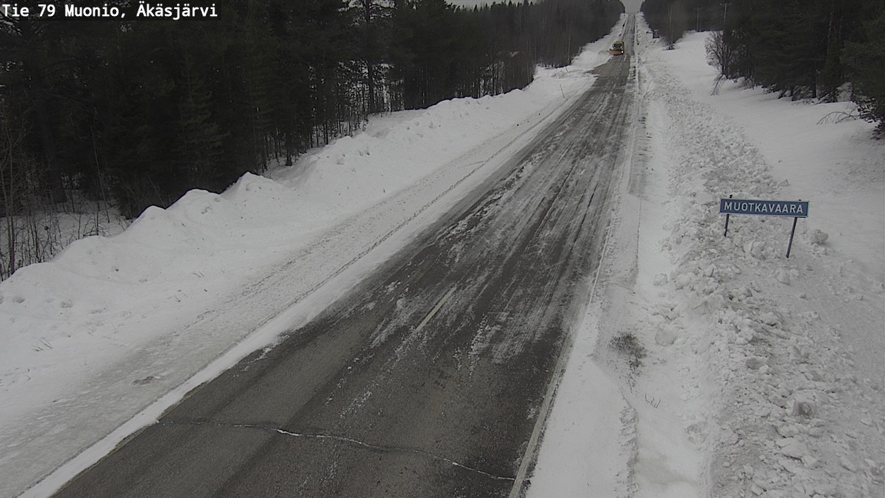 Weather Camera Image Väg 79 Muonio, Äkäsjärvi, Muonio, Lappi